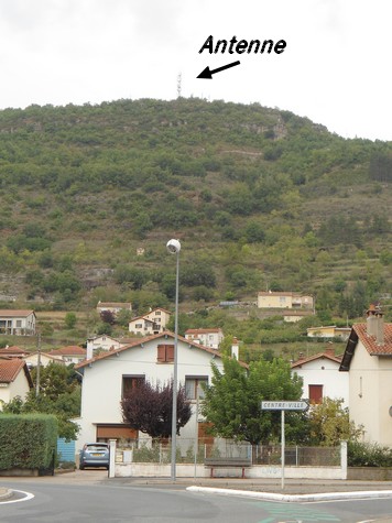 Antenne de Crassous vue de St Affrique