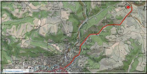 Carte vers Tiergues s