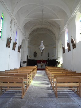 Le Cambon 12400 nef église