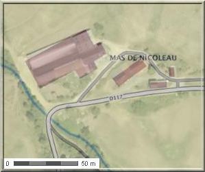 Mas de Nicouleau plan