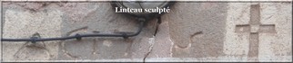 Savignac linteau sculpté et croix