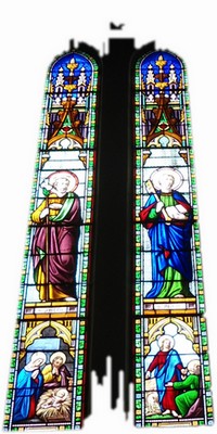 St Etienne de Naucoulès 12400 église viitrail 4