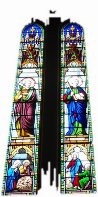 St Etienne de Naucoulès 12400 église viitrail 4