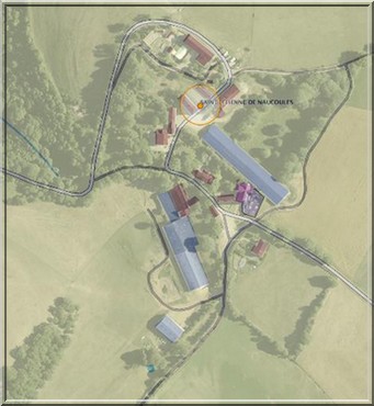 St Etienne de Naucoulès 12400 plan